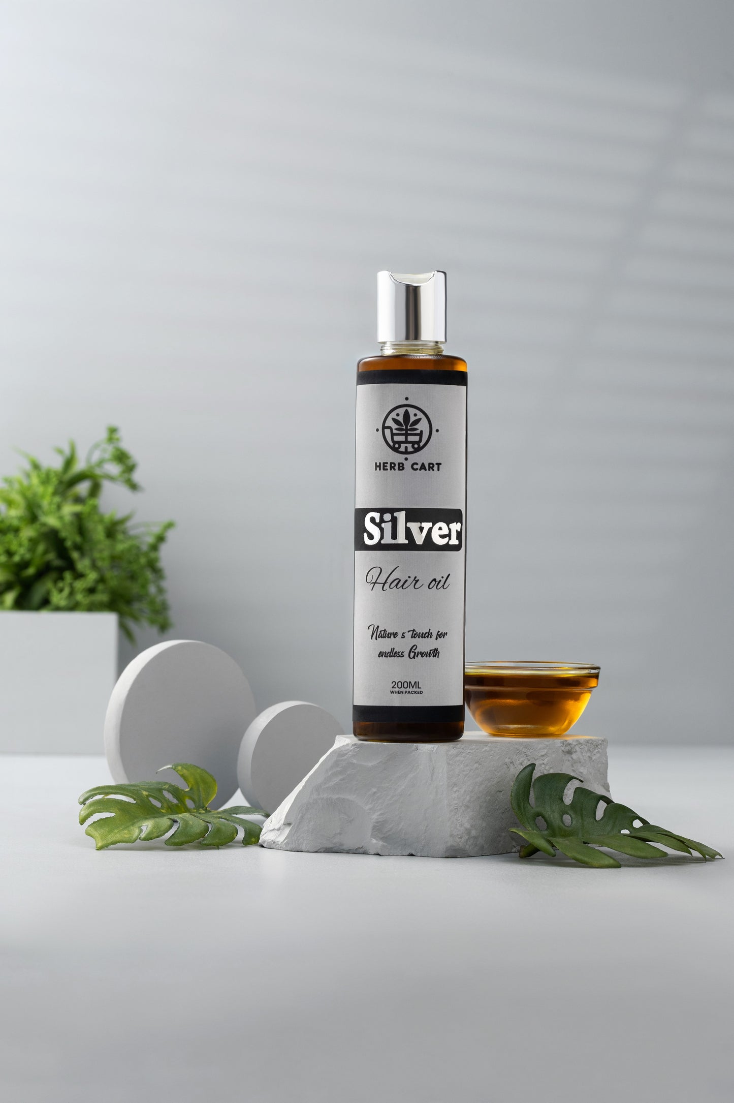Silver Hair Oil by HerbCart